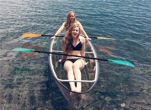 کایاک دو نفره شفاف کایاک اقیانوس شفاف کایاک شفاف قایق شفاف دو نفره